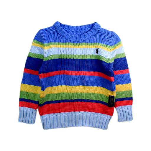 A Multicolour Knit Sweaters from Polo Ralph Lauren in size 3T for boy. (Front View)