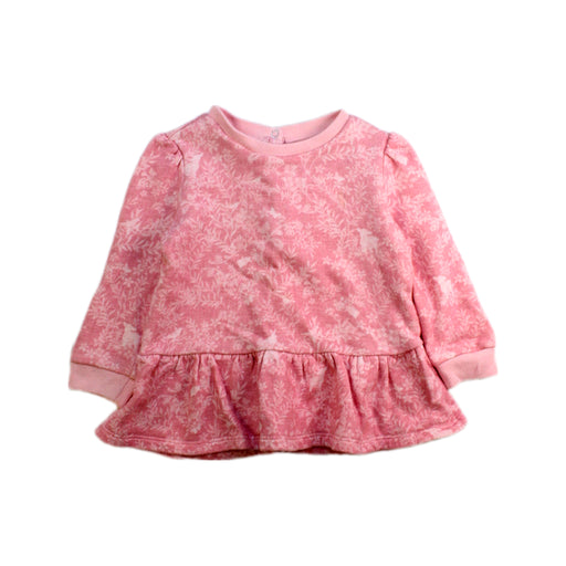 A Pink Long Sleeve Tops from Ralph Lauren in size 12-18M for girl. (Front View)