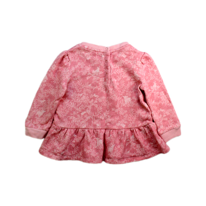 A Pink Long Sleeve Tops from Ralph Lauren in size 12-18M for girl. (Back View)