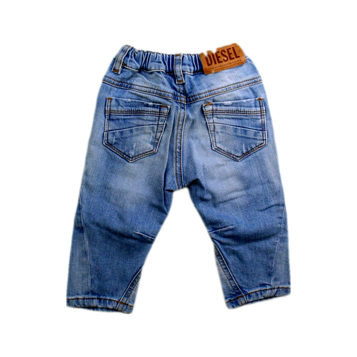 A Blue Jeans from Diesel in size 6-12M for boy. (Back View)