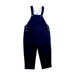 A Navy Long Overalls from Petit Bateau in size 12-18M for neutral. (Front View)