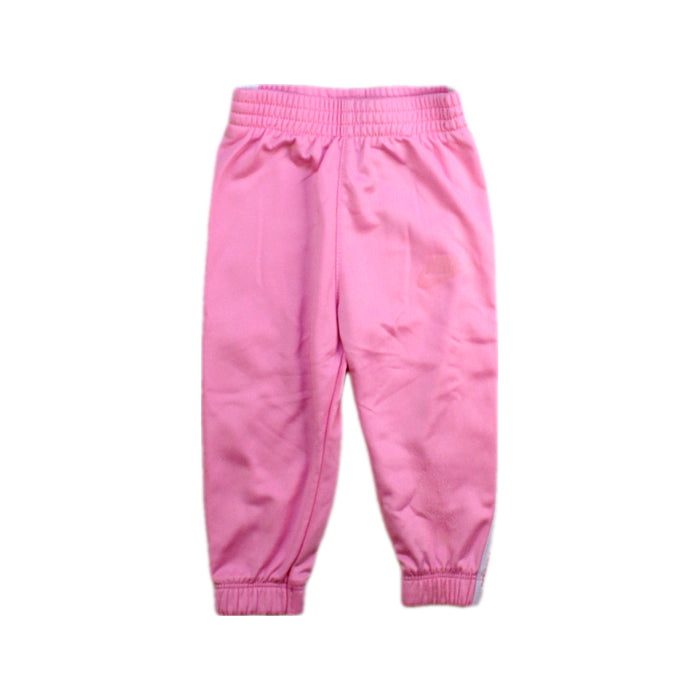 A Pink Sweatpants from Nike in size 6-12M for girl. (Front View)
