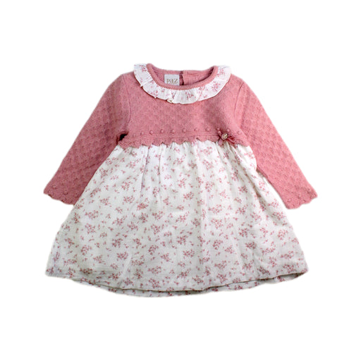 A Pink Long Sleeve Dresses from Paz Rodriguez in size 18-24M for girl. (Front View)