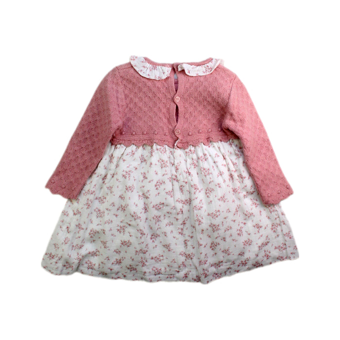A Pink Long Sleeve Dresses from Paz Rodriguez in size 18-24M for girl. (Back View)