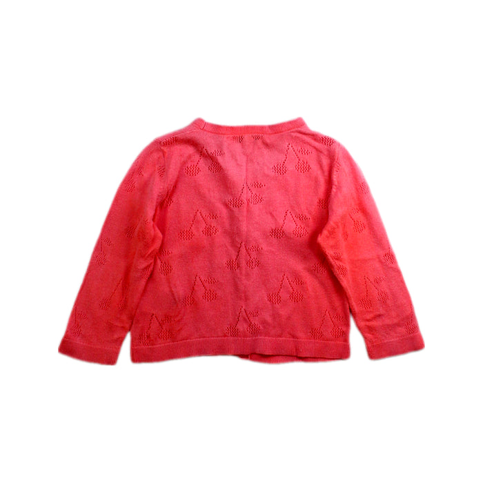 A Pink Cardigans from Bonpoint in size 6-12M for girl. (Back View)
