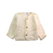 A Ivory Cardigans from Petit Bateau in size 12-18M for neutral. (Front View)