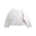 A White Cardigans from Jacadi in size 6-12M for girl. (Back View)