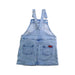 A Blue Overall Dresses from Seed in size 12-18M for girl. (Back View)