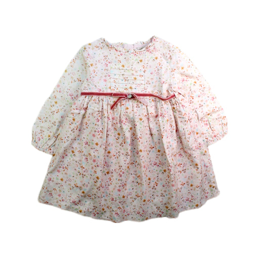 A Pink Long Sleeve Dresses from Purete du... Bebe in size 12-18M for girl. (Front View)