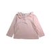 A Pink Long Sleeve Tops from Petit Bateau in size 18-24M for girl. (Front View)