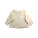 A Ivory Long Sleeve Tops from Petit Bateau in size 12-18M for girl. (Back View)