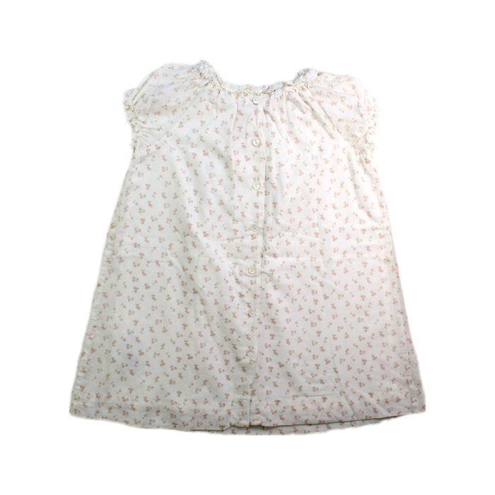 A Ivory Short Sleeve Dresses from Bonpoint in size 2T for girl. (Back View)