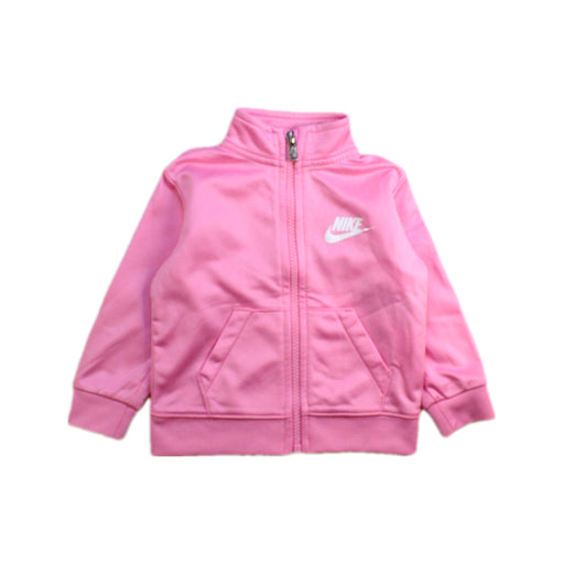A Pink Lightweight Jackets from Nike in size 6-12M for girl. (Front View)