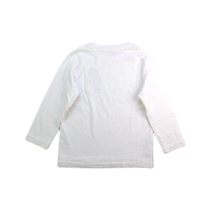 A White Long Sleeve T Shirts from Il Gufo in size 18-24M for boy. (Back View)