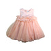 A Pink Sleeveless Dresses from Abel & Lula in size 3T for girl. (Front View)