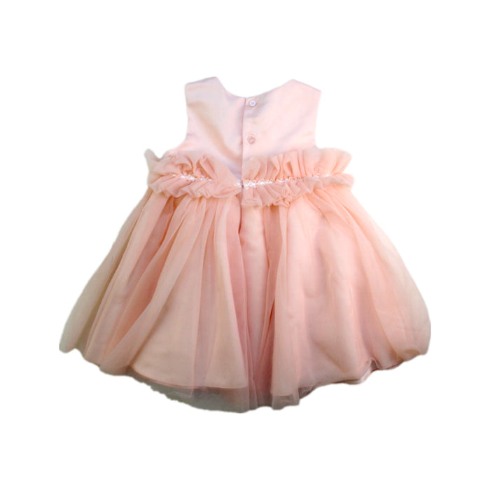 A Pink Sleeveless Dresses from Abel & Lula in size 3T for girl. (Back View)