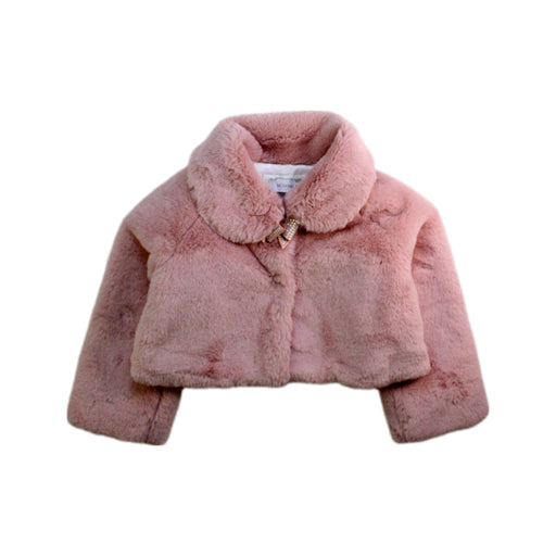A Pink Lightweight Jackets from Monnalisa in size 12-18M for girl. (Front View)