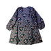A Blue Long Sleeve Dresses from Excuse My French in size 4T for girl. (Back View)