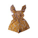 A Yellow Sleeveless Rompers from Olivier London in size 4T for girl. (Front View)