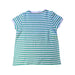 A Green Short Sleeve T Shirts from Petit Bateau in size 4T for girl. (Back View)