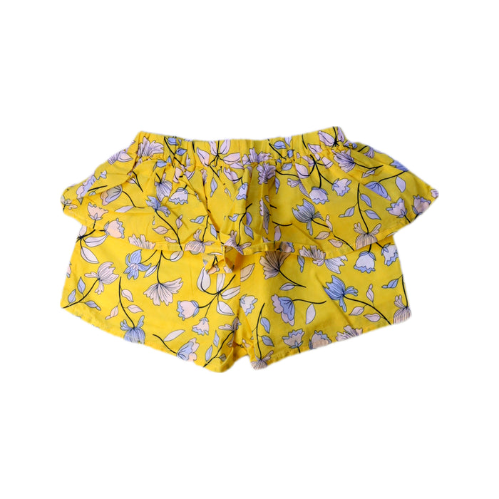 A Yellow Shorts from Seed in size 4T for girl. (Back View)