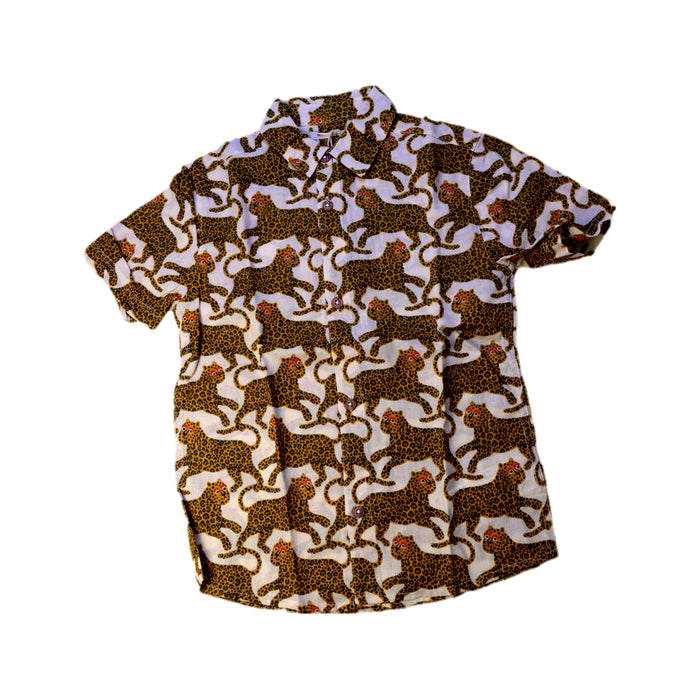 A White Short Sleeve Shirts from Monoprix in size 8Y for boy. (Front View)