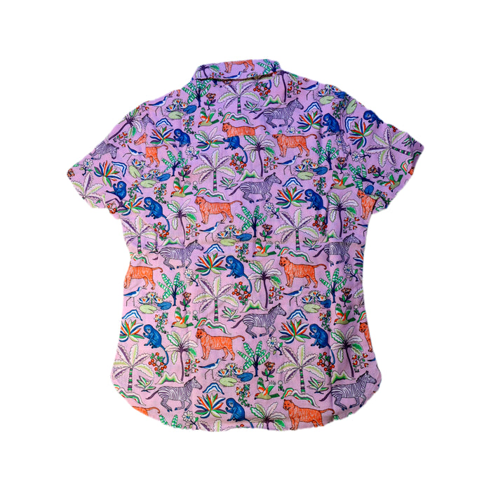 A Multicolour Short Sleeve Shirts from Boden in size 7Y for boy. (Back View)