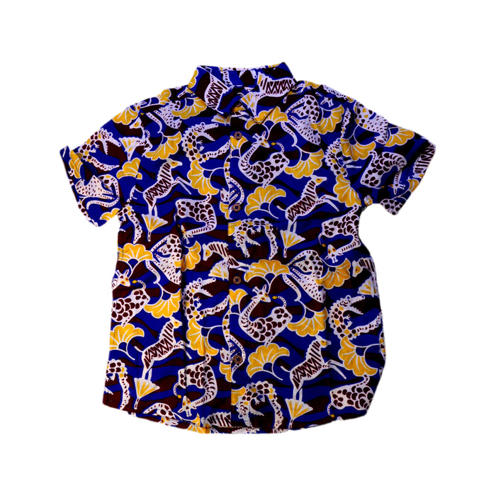 A Multicolour Short Sleeve Shirts from Monoprix in size 8Y for boy. (Front View)