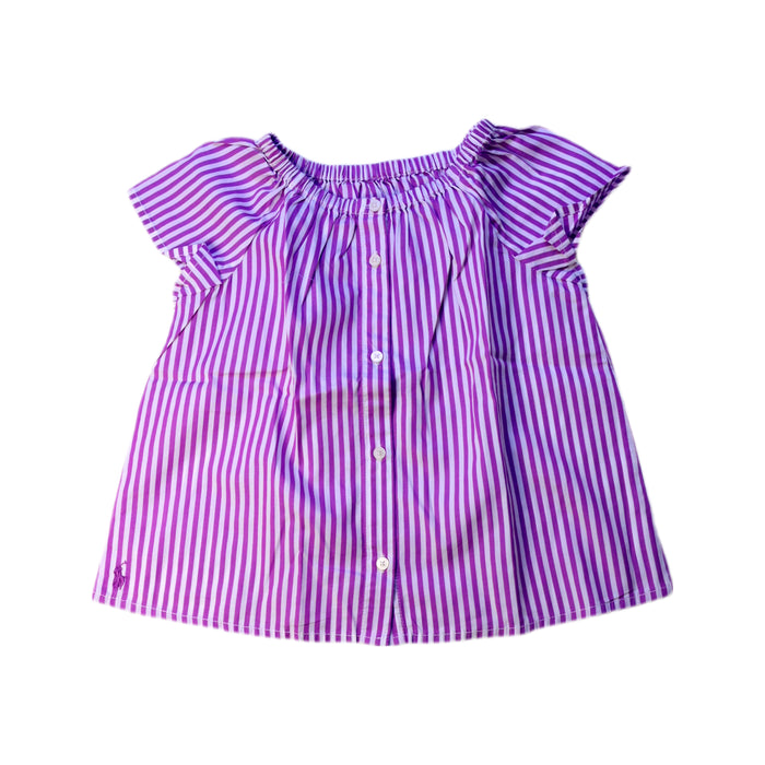 A Purple Short Sleeve Shirts from Ralph Lauren in size 2T for girl. (Front View)