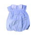 A Blue Sleeveless Rompers from Acanthe in size 6-12M for boy. (Back View)