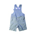 A Blue Overall Shorts from Cyrillus in size 6-12M for boy. (Front View)