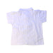 A White Short Sleeve Polos from Petit Bateau in size 6-12M for boy. (Back View)