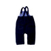 A Navy Long Overalls from Bout'Chou in size 12-18M for boy. (Back View)
