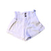 A White Shorts from Seed in size 2T for girl. (Front View)