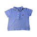 A Blue Short Sleeve Polos from Cyrillus in size 12-18M for boy. (Front View)