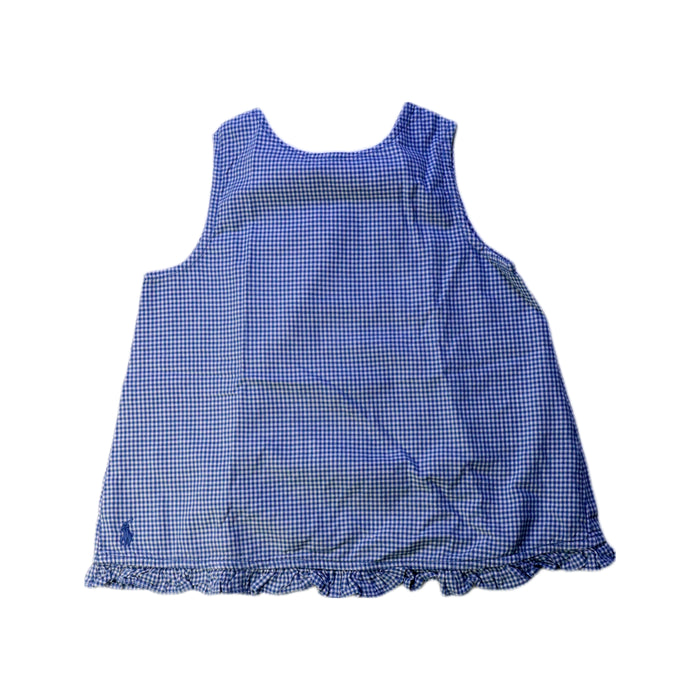 A Blue Sleeveless Tops from Polo Ralph Lauren in size 3T for girl. (Front View)