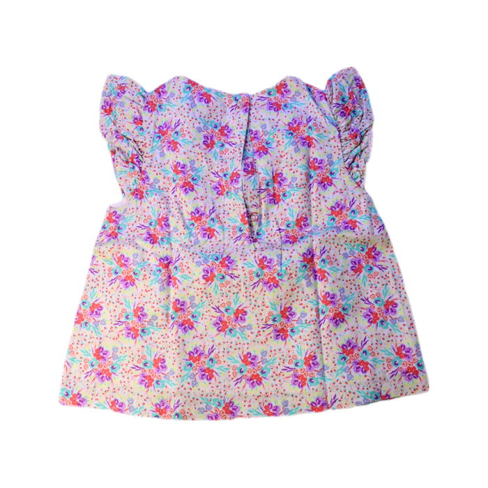 A Pink Short Sleeve Tops from DPAM in size 3T for girl. (Back View)