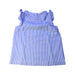 A Blue Sleeveless Tops from Crewcuts in size 3T for girl. (Front View)