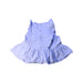A Blue Sleeveless Tops from Seed in size 3T for girl. (Back View)