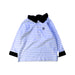 A Blue Long Sleeve Polos from Jacadi in size 6-12M for boy. (Front View)