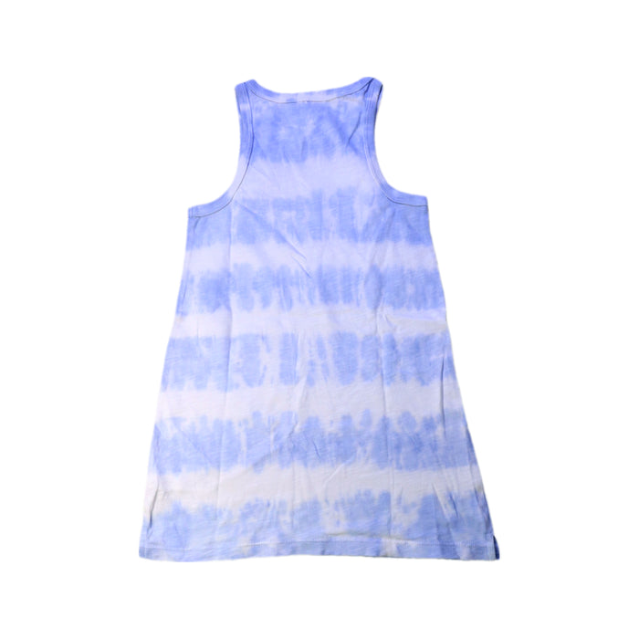 A Blue Sleeveless Dresses from Crewcuts in size 2T for girl. (Back View)