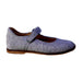 A Silver Dress Shoes from Clotaire in size 3T for girl. (Front View)