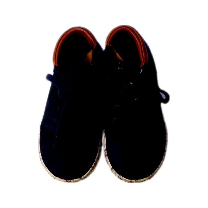 A Black Sneakers from Pom d’Api in size 18-24M for boy. (Back View)