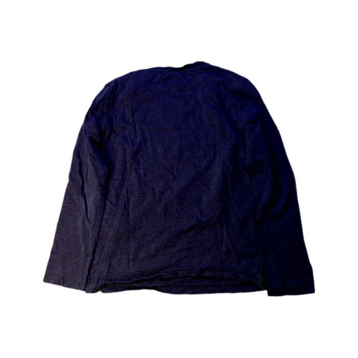 A Navy Long Sleeve T Shirts from Armani in size 8Y for boy. (Back View)