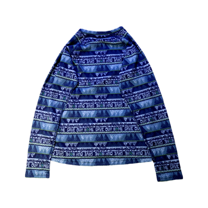 A Blue Long Sleeve T Shirts from Patagonia in size 7Y for boy. (Back View)