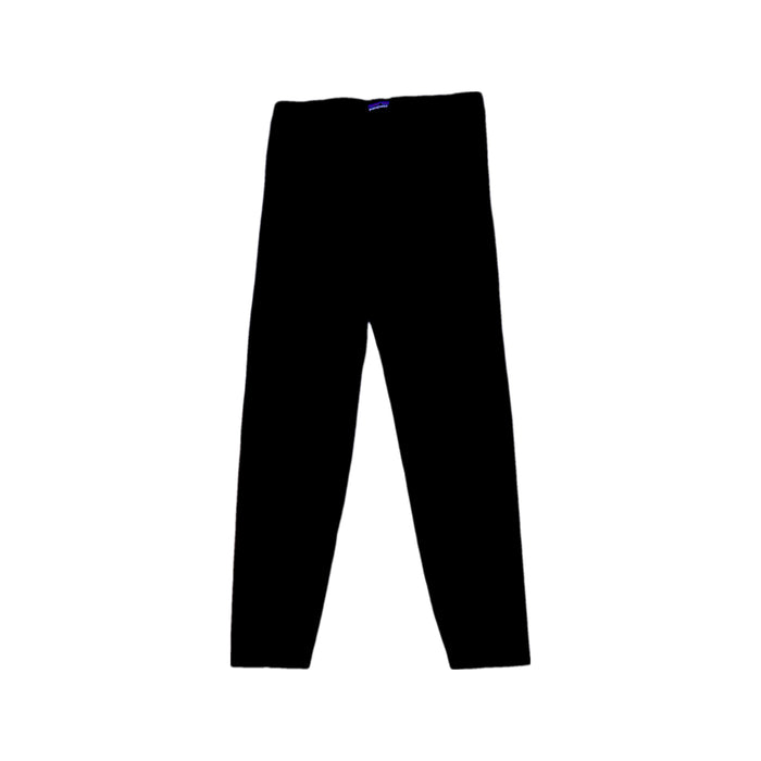 A Black Leggings from Patagonia in size 7Y for girl. (Back View)