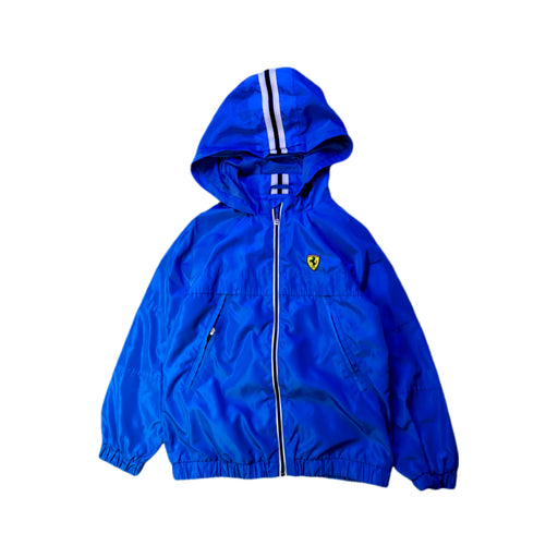 A Blue Lightweight Jackets from Ferrari in size 7Y for boy. (Front View)