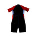A Red Wetsuits from Goma in size 12Y for boy. (Back View)