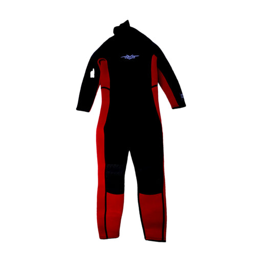 A Black Wetsuits from Seaskin in size 6T for neutral. (Front View)
