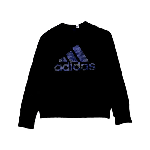 A Black Crewneck Sweatshirts from Adidas in size 10Y for neutral. (Front View)